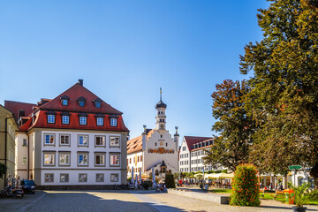 Obraz premium Rathaus, Kempten, Bayern, Deutschland 