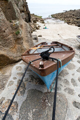 porthgwarra fishing port in cornwall England uk village