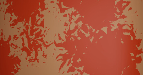 Render with red abstract background with torn spots