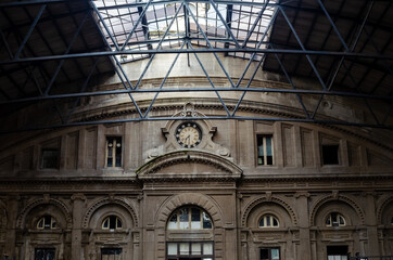 Obraz premium old train station roof