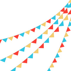 Flags vector for your party and birthday design
