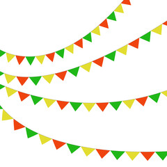 Flags vector for your party design