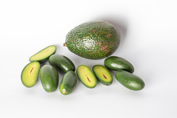 Cocktail avocados - stoneless snack avocados with a smooth creamy texture and edible skin.