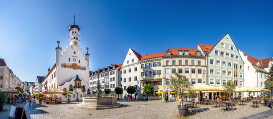 Rathaus, Kempten, Bayern, Deutschland 