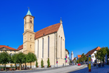 Fototapeta na wymiar Stadtkirche, Ravensburg, Baden-Württemberg, Deutschland 