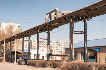 industrial heating pipes northeast chinese city zhaodong