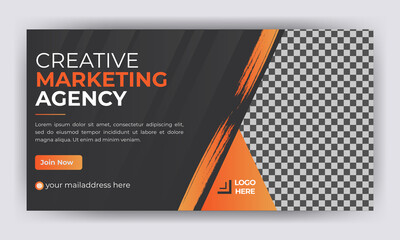 Corporate and digital business marketing promotion facebook cover design