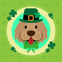 st patricks day dog