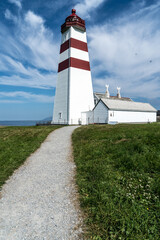 Alnes lighthouse on God&oslash;ya Island near &Aring;lesund