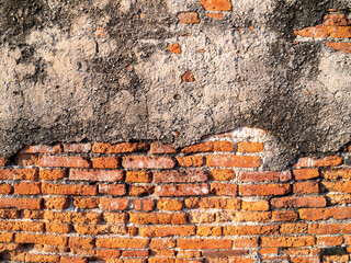 Old Brick Wall Texture background of wallpaper.