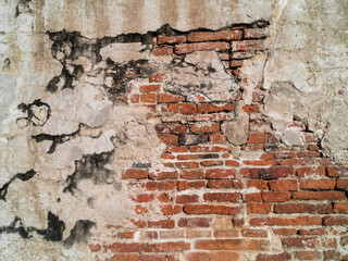 Old Brick Wall Texture background of wallpaper.