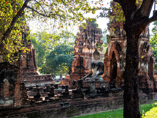 Wat Mahathai ,Phra Nakhon Si Ayutthaya, Historical Park A historical park in Ayutthaya, One of the famous temple in Ayutthaya