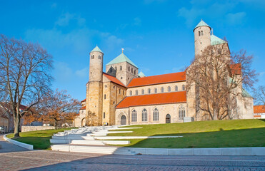 Exterior of Hildesheim Cathedral, Germany