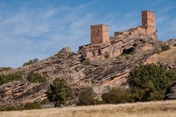 Zafra castle, 12th century, Campillo de Dueñas, Guadalajara, Spain