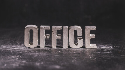 Fototapeta premium Office Schriftzug