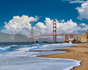 Golden Gate Bridge, San Francisco, Californië