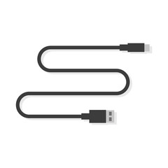 
cable usb icon vector illustration