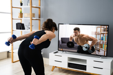 Online TV Home Fitness Workout