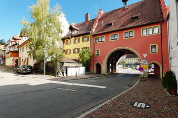 Fototapeta na wymiar Löffingen im Schwarzwald Mailänder Tor