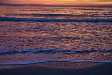 Colorful sunrise in the Mediterranean. Background.