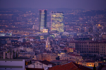 Marseille vue de nuit 