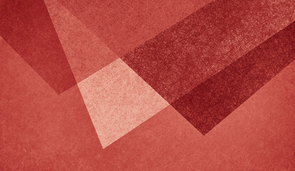 abstract red and white background with triangle shapes and geometric design on border and texture