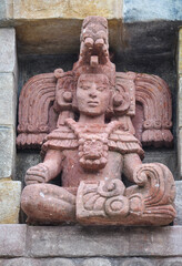 Fototapeta na wymiar Aztec Statue