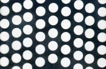 grey holed metal texture background