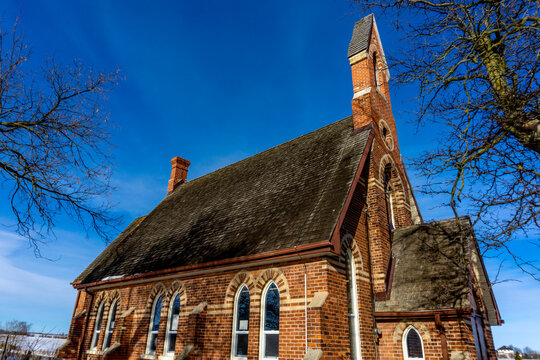 Shiloh Apostolic North Peel Community Church in Caledon, Ontario, Canada constructed in 1878.