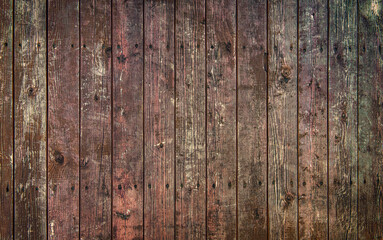 質感のある古い木材でできた木のボードの背景テクスチャー