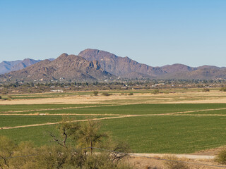 Sunny view of landscape from Grotto Hill