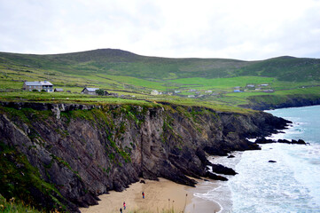 Beautiful view of Dingle Peninsular in County Kerry, Ireland.