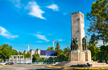 Fototapeta na wymiar Monument to Bartolome Mitre in La Plata - Buenos Aires Province, Argentina