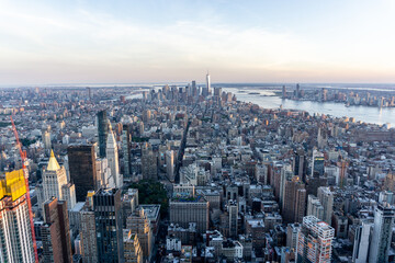 Fototapeta premium Stunning city view of New York city