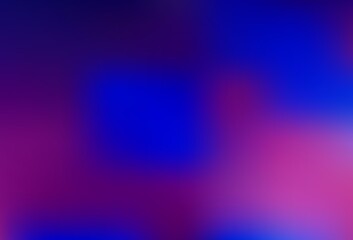 Dark Purple vector colorful blur backdrop.