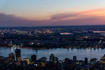 Fototapeta na wymiar Stunning city view of New York city