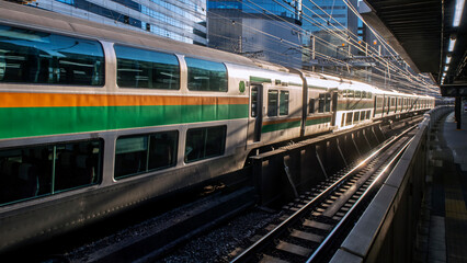 Fototapeta premium 通勤電車