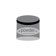 itchy powder vector design