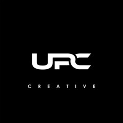 UPC Letter Initial Logo Design Template Vector Illustration