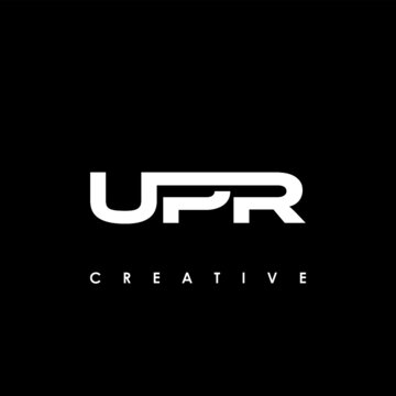 UPR Letter Initial Logo Design Template Vector Illustration