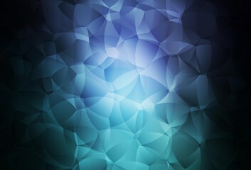 Obraz premium Dark Blue, Green vector template with chaotic shapes.