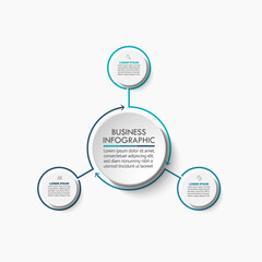 Business circle. timeline infographic icons designed for abstract background template milestone element modern diagram process technology digital marketing data presentation chart Vector