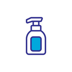 liquid soap icon vector symbol template