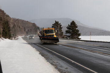 snowplow at work 