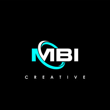 MBI Letter Initial Logo Design Template Vector Illustration