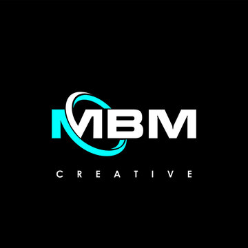 MBM Letter Initial Logo Design Template Vector Illustration