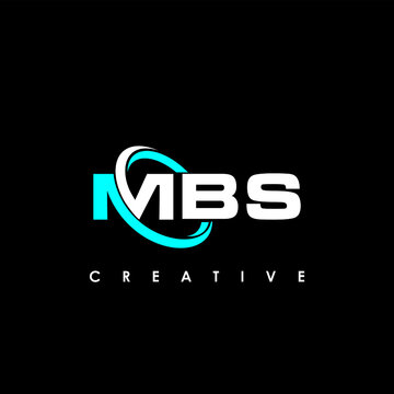 MBS Letter Initial Logo Design Template Vector Illustration