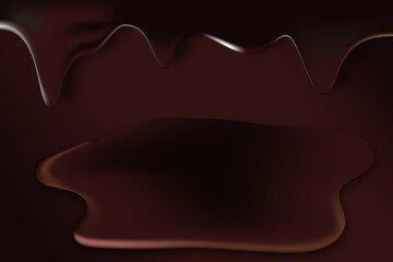 chocolate dripping  background
