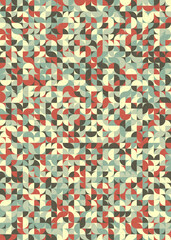 Abstract Geometric Pattern generative computational art illustration