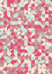 Abstract Geometric Pattern generative computational art illustration